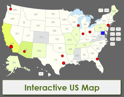 Interactive US Map