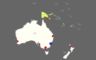 Interactive Map of Oceania