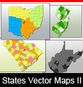 United States Vector Maps Second Bundle