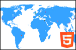 interactive html5 world map