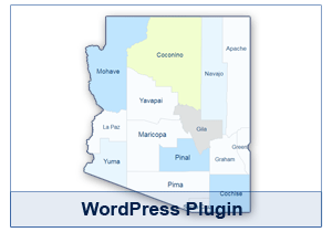 Interactive Map of Arizona - WordPress Plugin