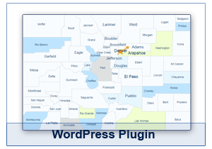Interactive Map of Colorado - WordPress Plugin