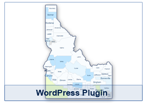 Interactive Map of Idaho - WordPress Plugin