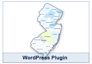 Interactive Map of New Jersey - WordPress Plugin