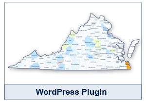 Interactive Map of Virginia - WordPress Plugin