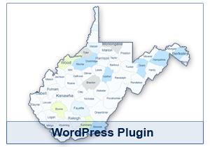 Interactive Map of West Virginia - WordPress Plugin