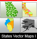 United States Vector Maps First Bundle