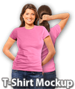 Female T-Shirt Mockup